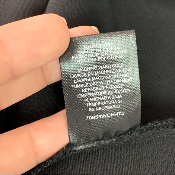 WAYF Women's Cowl Neck Black Sleeveless Asymmetrical Top Size XL - Picture 13 of 14